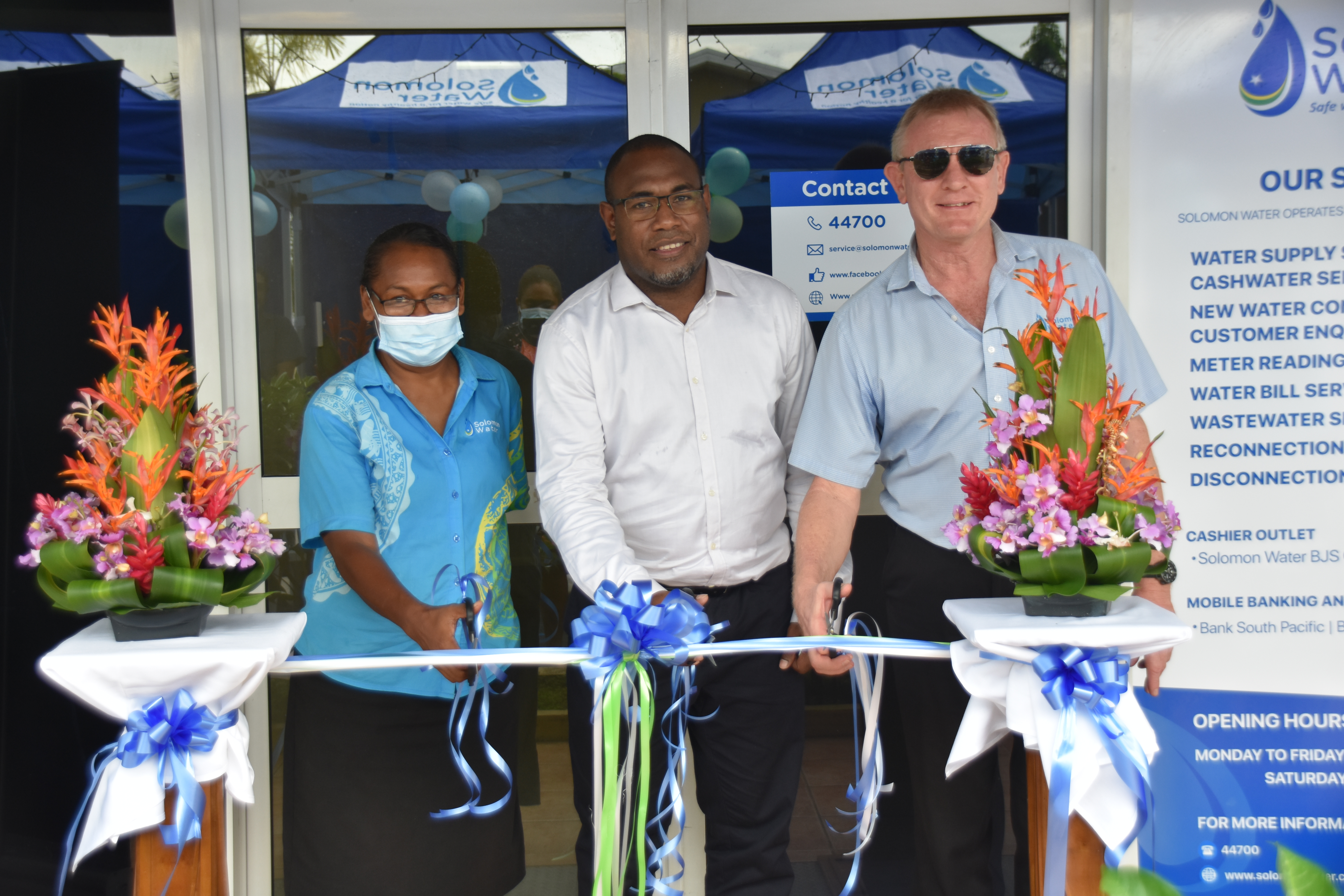 SOLOMON WATER OPENS CASHIER AND CUSTOMER CARE...